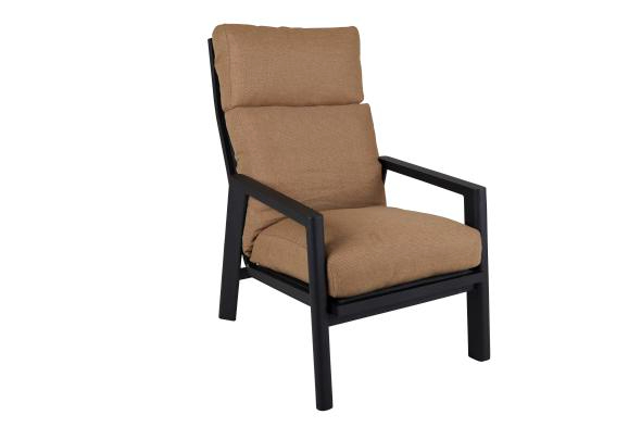 Slide Reclining Outdoor Armchair with Footstool  Product Image